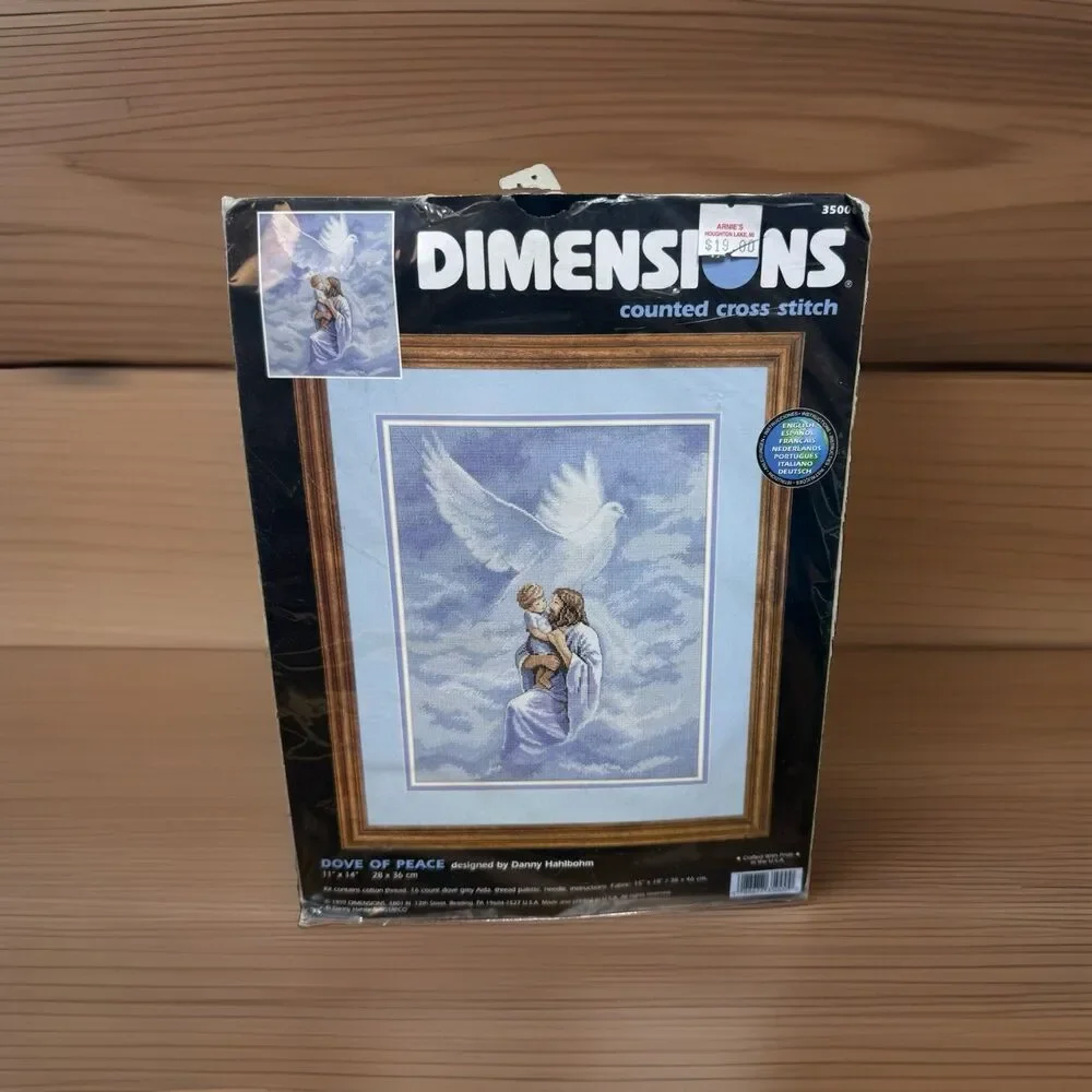 Dimensions Dove of Peace Counted Cross Stitch Kit Danny Hahlbohm 35000 Sealed